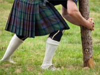 Highland Games als teambuilding in Scheveningen