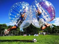 Bubbel voetbal als teamuitje in Scheveningen of omgeving